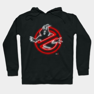 Ghostbusters logo glow Hoodie